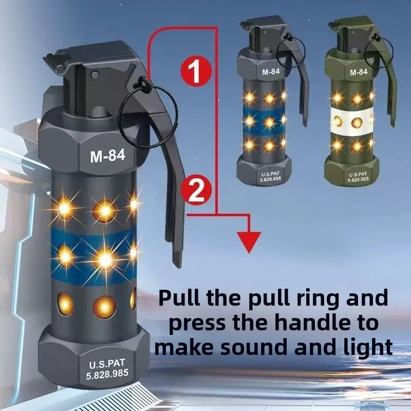 Outdoor Camping Essential Gear - Tactical M84 Dummy Grenade Model Strobe
