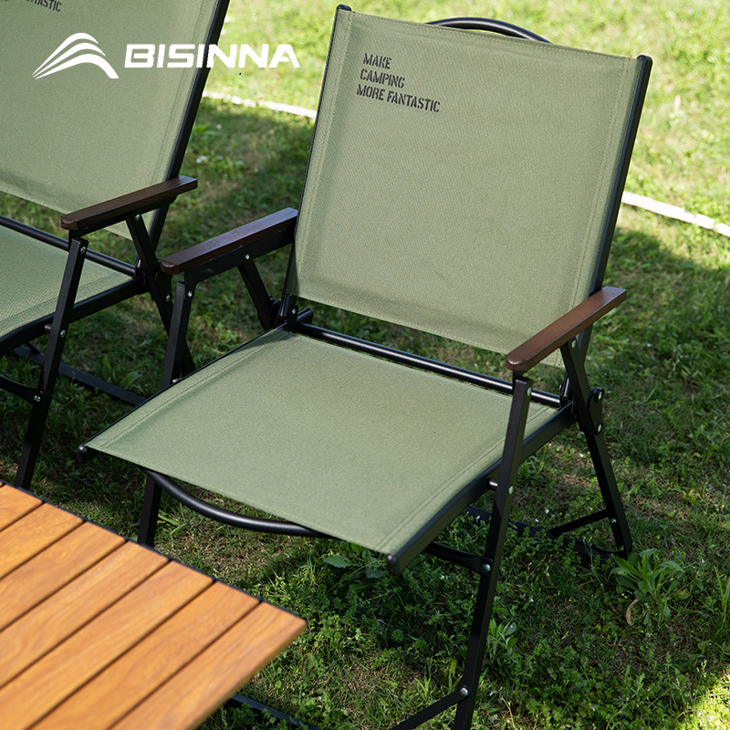 Outdoor Camping Loveseat - BISINNA Outdoor Folding Camping Chair Portable