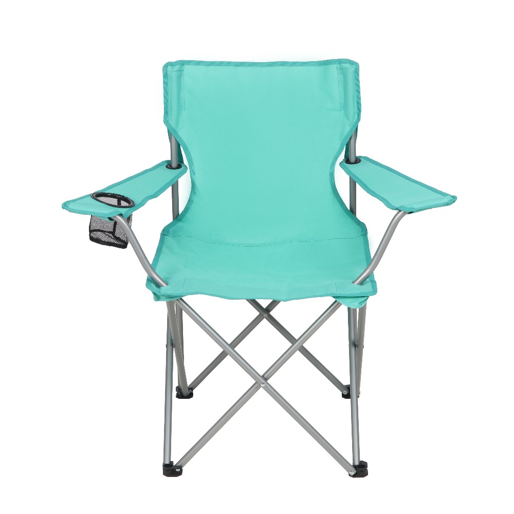 Outdoor Camping Loveseat - Foldable Quad Camping Chair with Cup