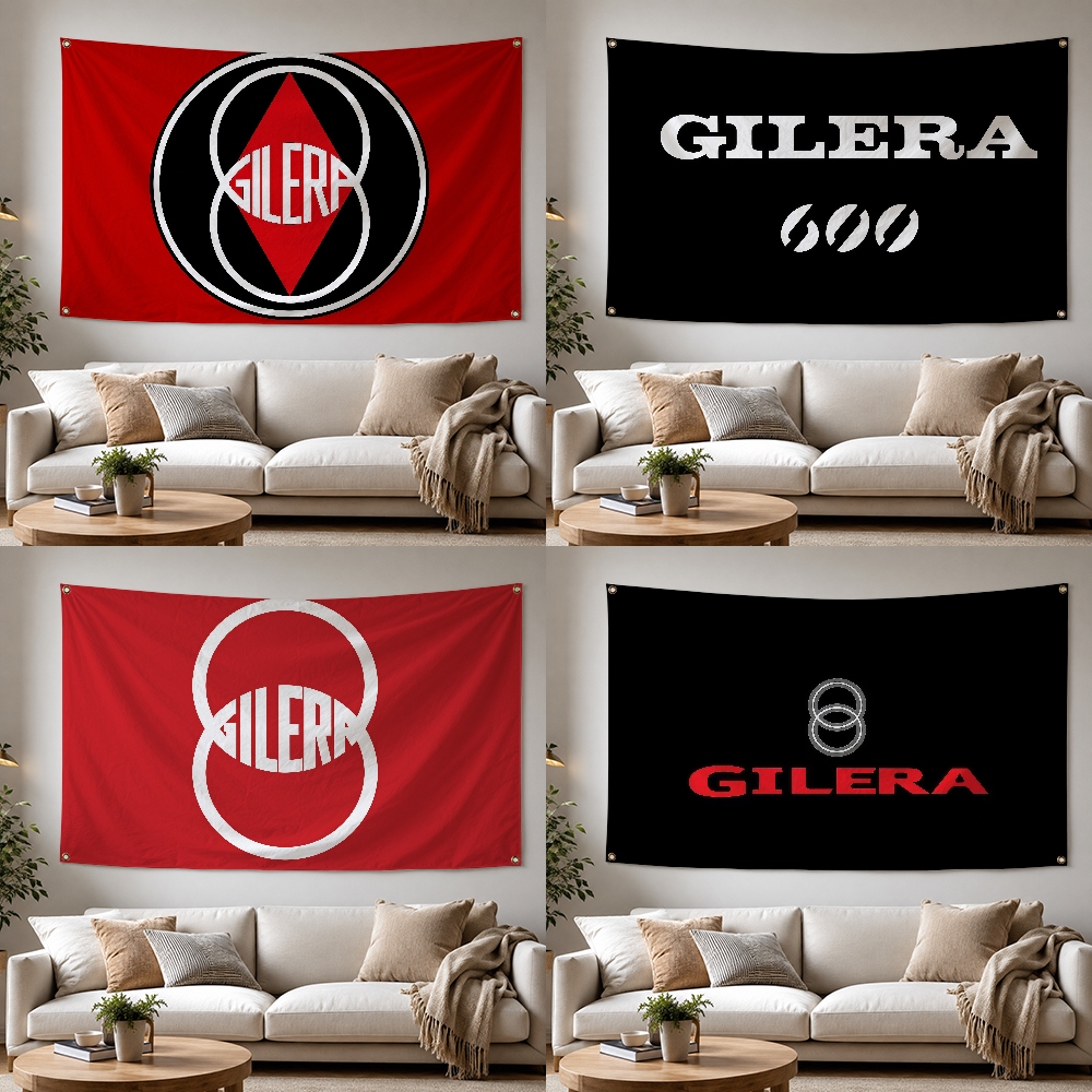 Camping Quad - G-Gilera Moto Brand Outdoor Flag for