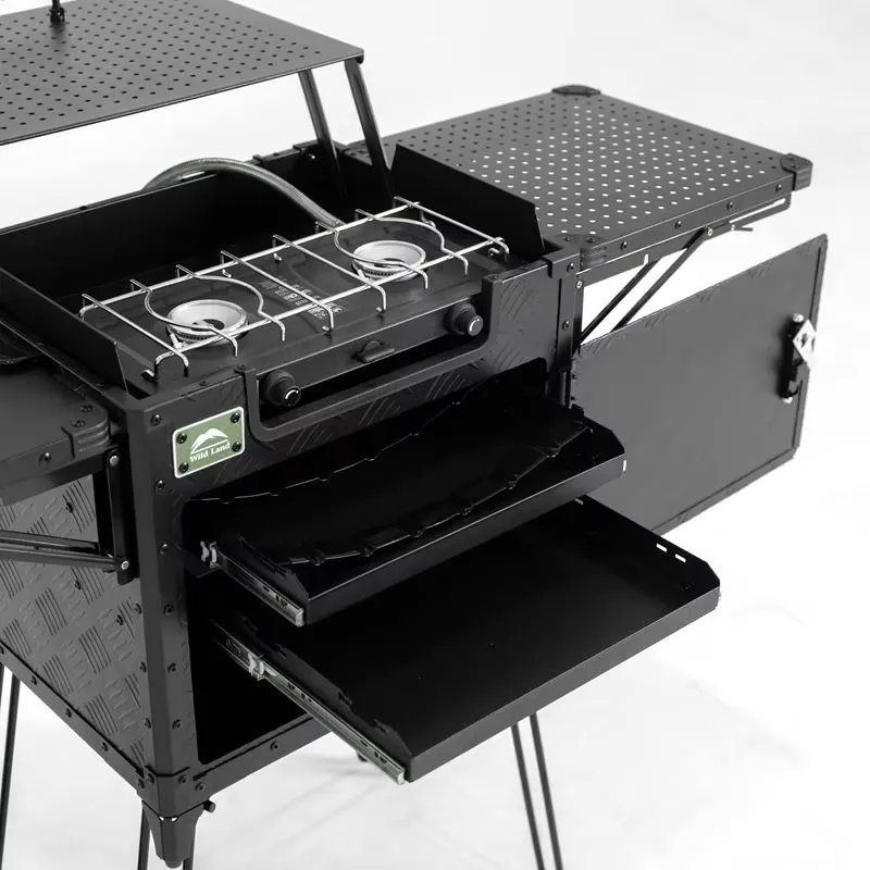 Outdoor Camping Kitchen Setup - Deluxe Family Camping Kitchen Setup Dual