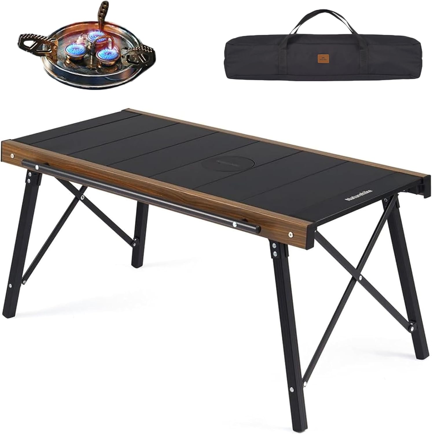 Outdoor Camping Kitchen Setup - Foldable Igt Camping Table Portable Lightweight