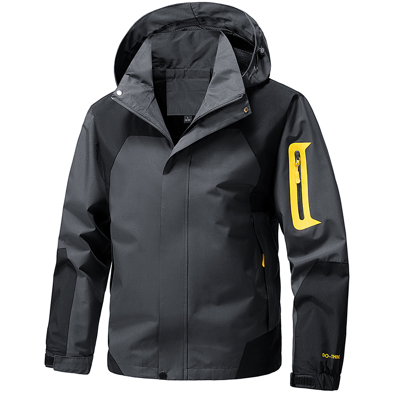 Camping Outdoor Clothing - Softshell Outdoor Jacket Men Zip Up