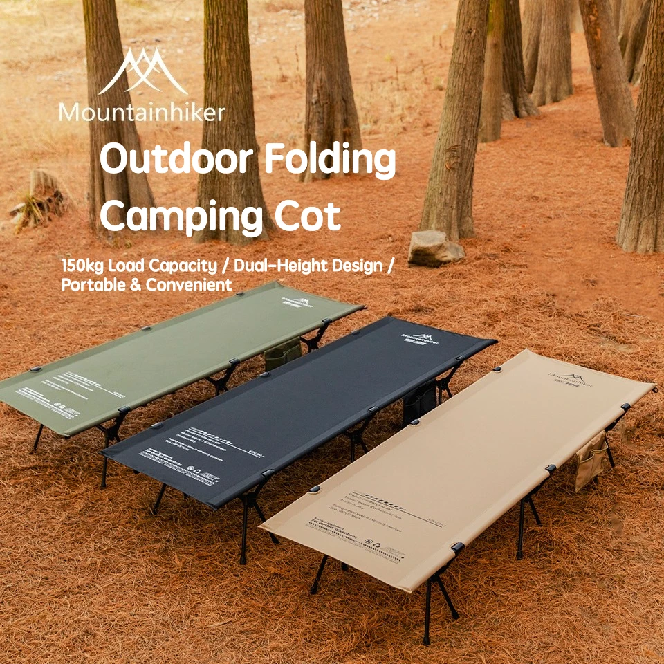 Outdoor Camping Cot - MOUNTAINHIKER Marching Bed Camping Portable Travel
