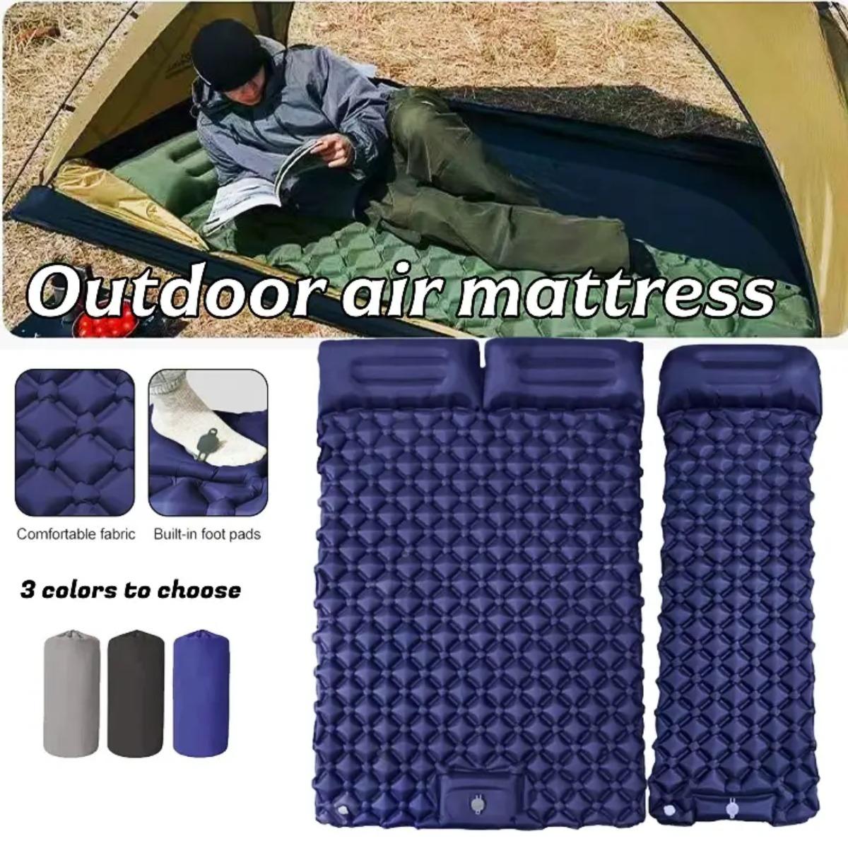 Outdoor Camping Mattress - Single & Double Inflatable Air Mattress,