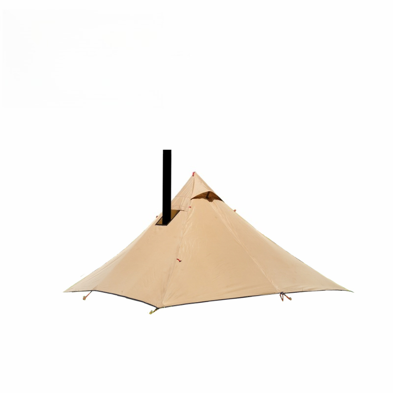 Camping Quad - Quad corner camping chimney pipe wood