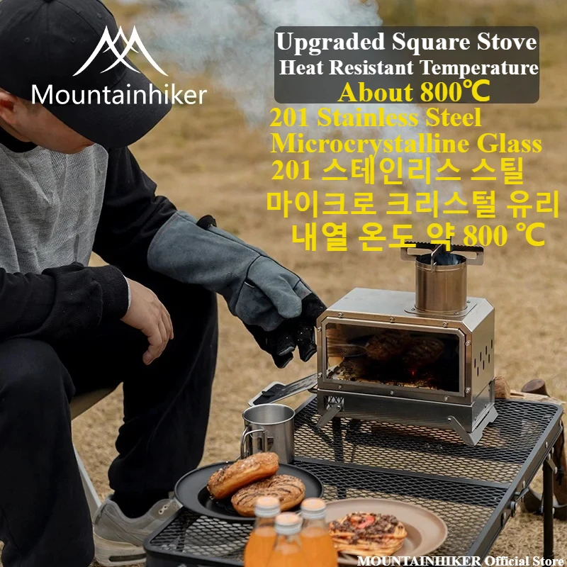 MOUNTAINHIKER Portable Wood Fi - Outdoor Camping Fireplace ulasan dan harga