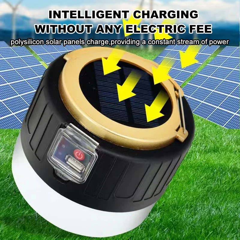 Solar LED Camping Light Waterp - Outdoor Camping Adventure Lamp ulasan dan harga