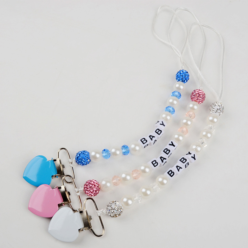 Pearl Pacifier Chain Clip for  - Paracord Bracelet ulasan dan harga