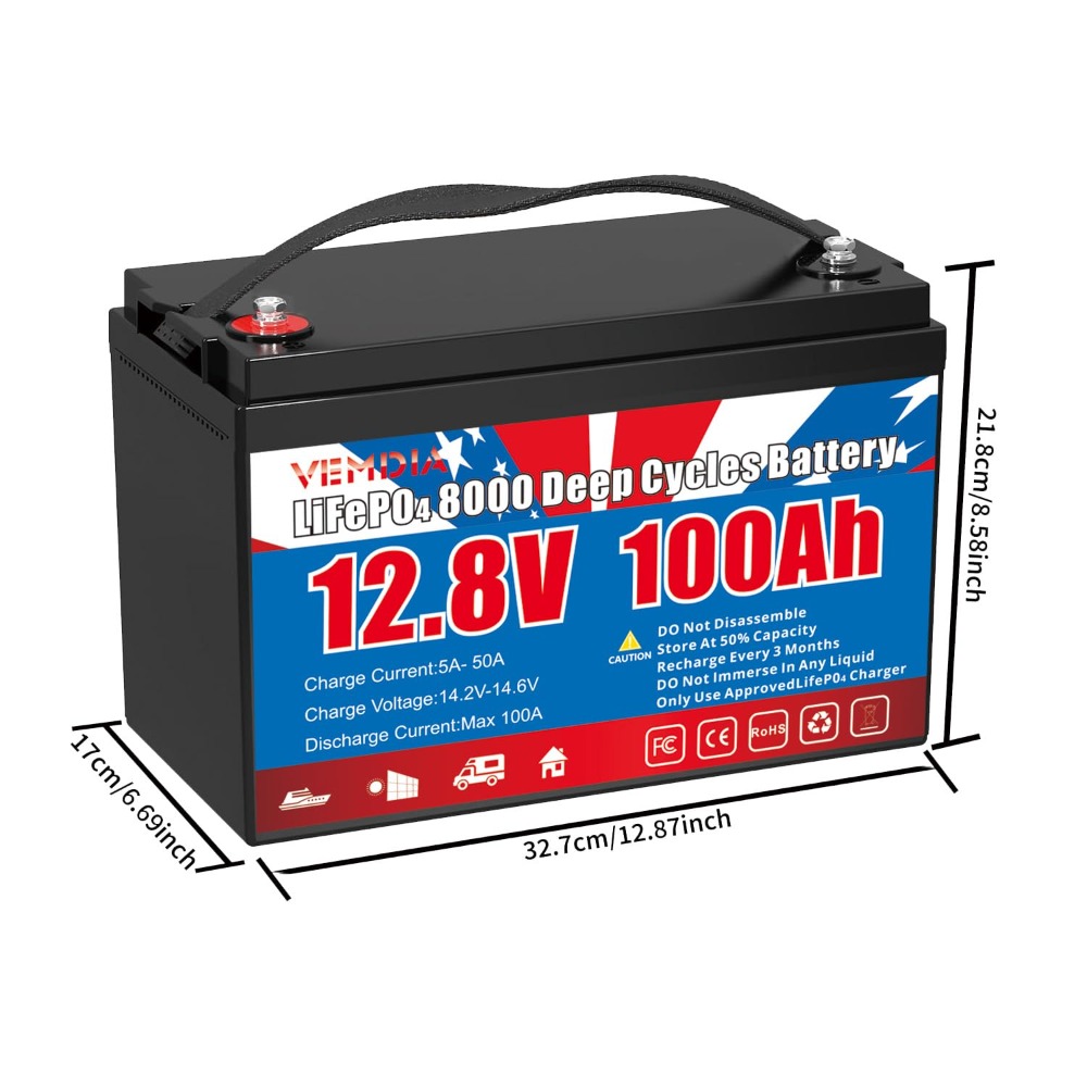 12.8V 100Ah LiFePO4 Battery Bu - Outdoor Camping Essential Gear ulasan dan harga