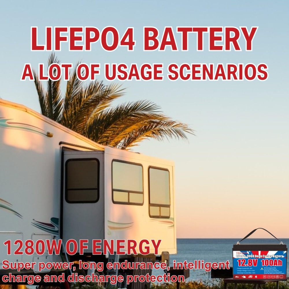 12.8V 100Ah LiFePO4 Battery Bu - Outdoor Camping Essential Gear ulasan dan harga