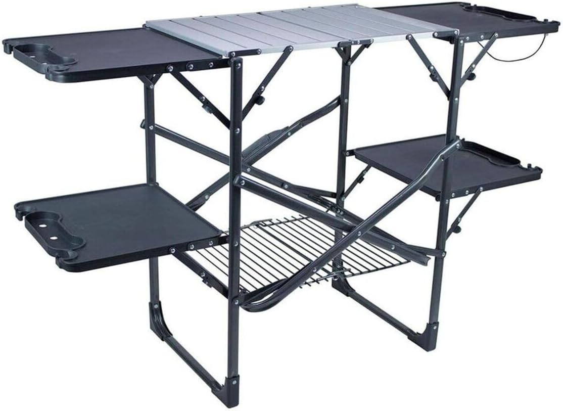 Slim Fold Portable Camping Kit - Outdoor Camping Table With Storage ulasan dan harga