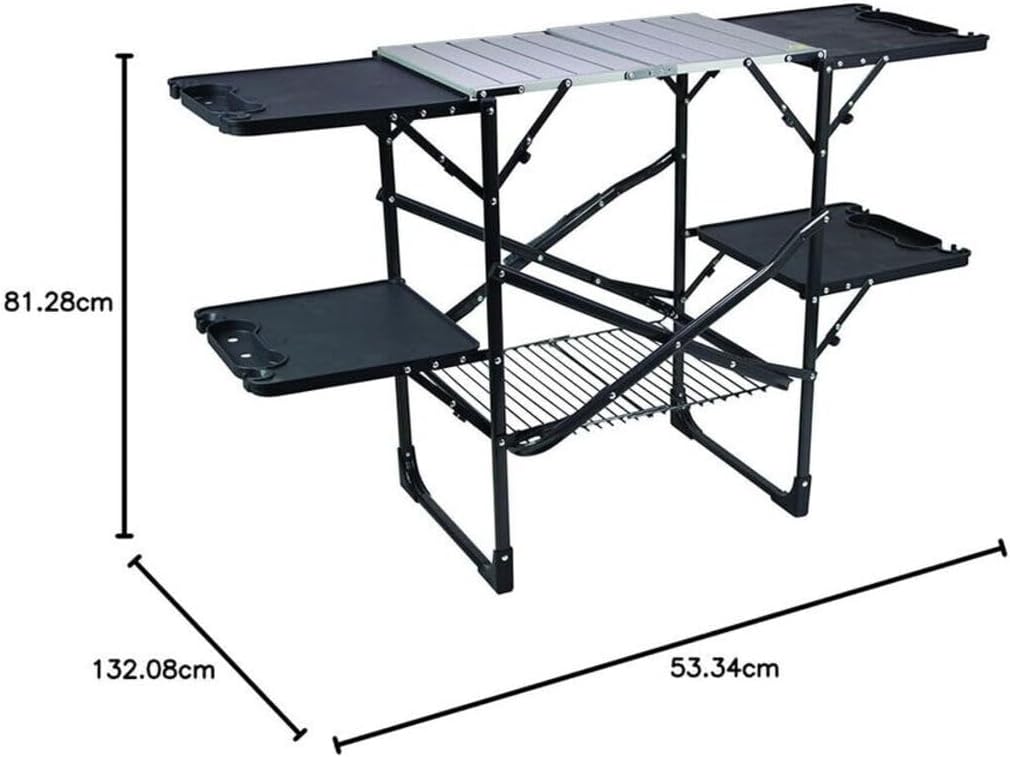 Slim Fold Portable Camping Kit - Outdoor Camping Table With Storage ulasan dan harga