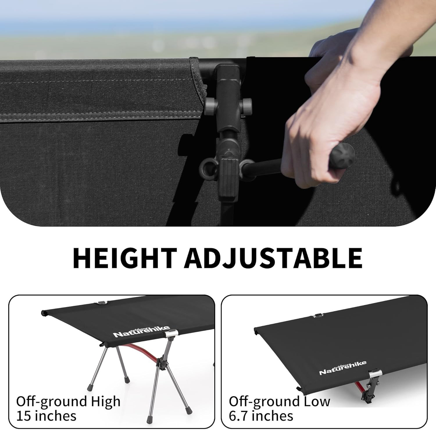 Naturehike Folding Camping Cot - Outdoor Camping Cot ulasan dan harga
