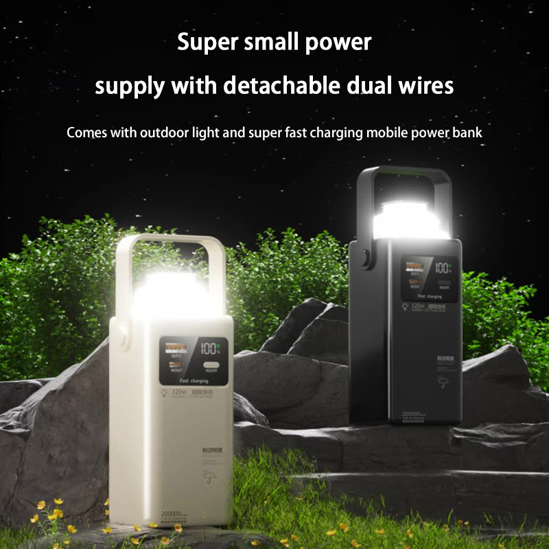 120W Power Bank 200000mAh Larg - Outdoor Camping Adventure Lamp ulasan dan harga