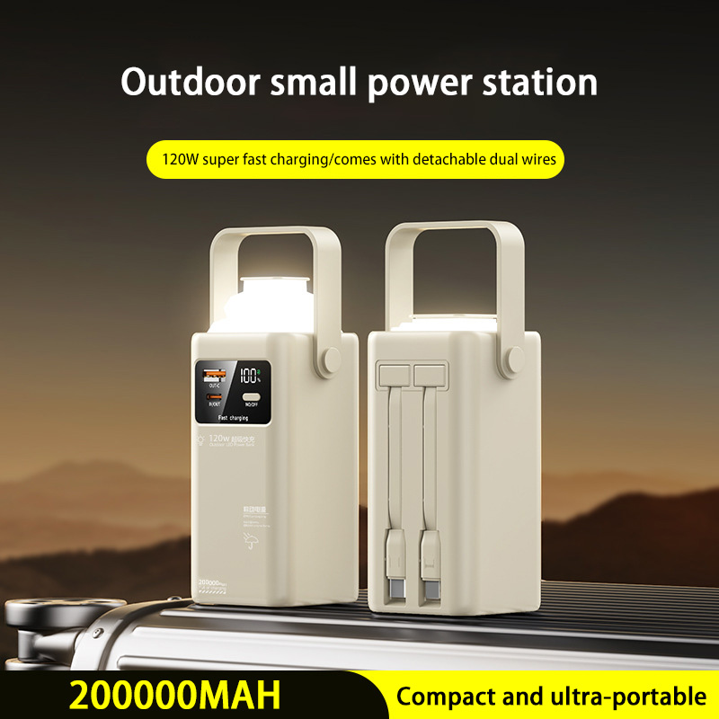 120W Power Bank 200000mAh Larg - Outdoor Camping Adventure Lamp ulasan dan harga