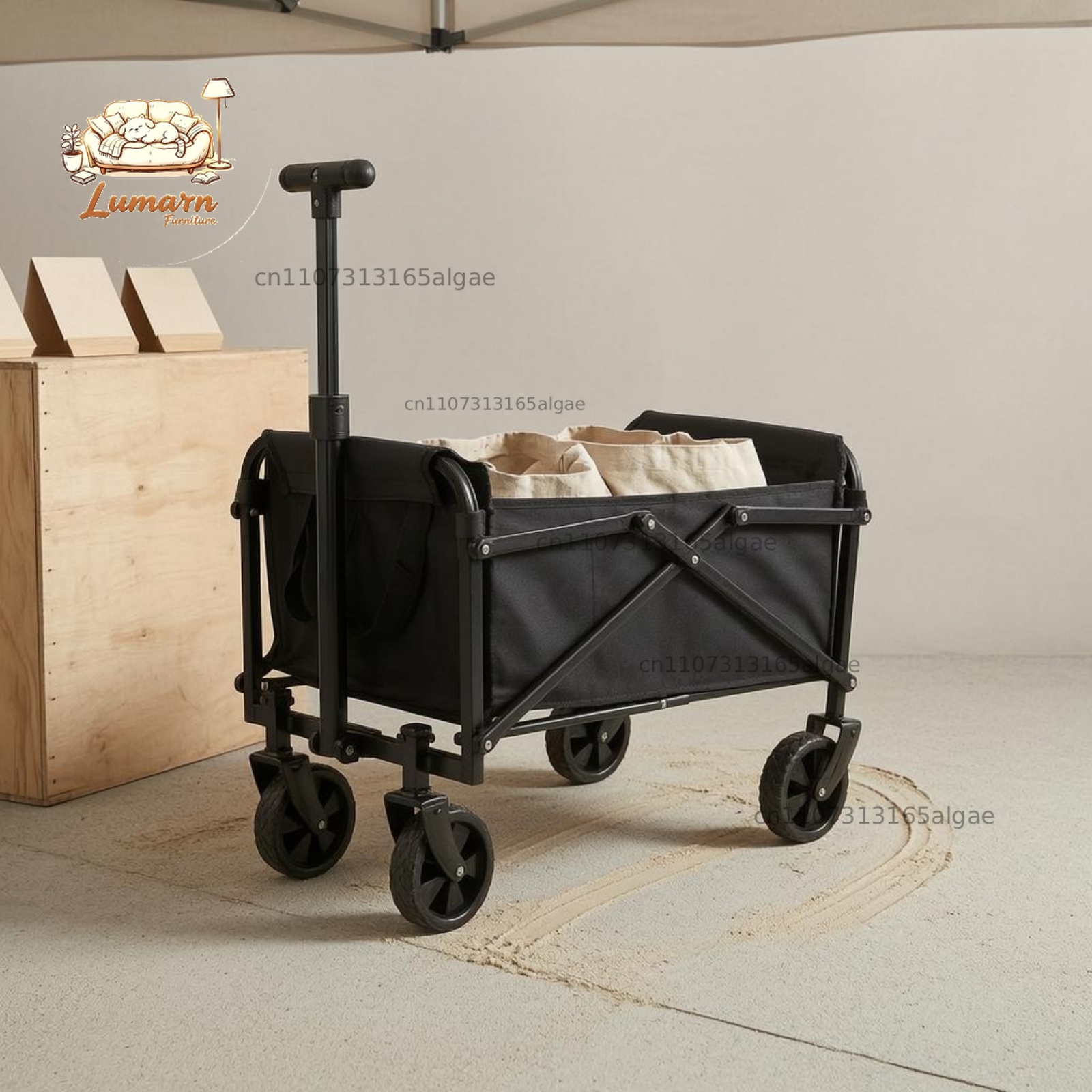 Foldable Camping Wagon Carbon  - Jinli Outdoor Camping ulasan dan harga