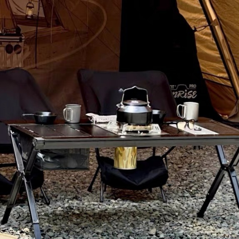 Tryhomy Igt 1  Unit Basket Dra - Outdoor Camping Table With Storage ulasan dan harga