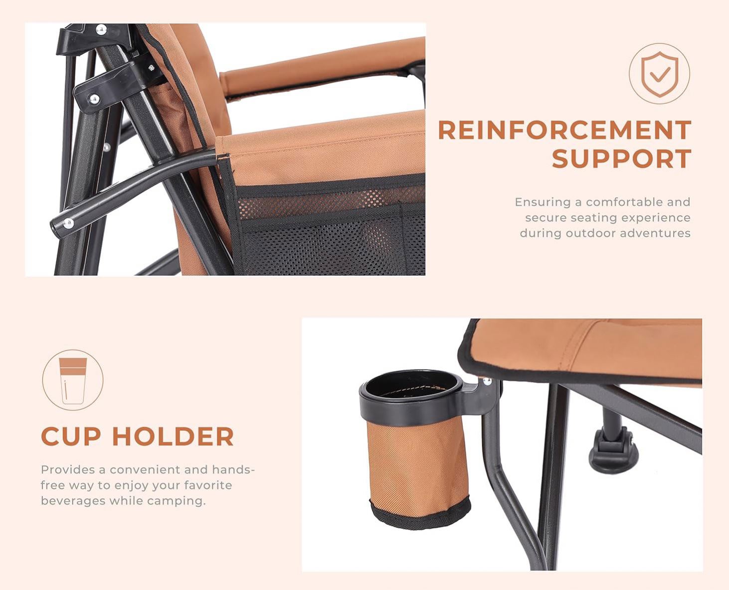 Custom High Quality Adjustable - Quality Outdoor Camping Chairs ulasan dan harga