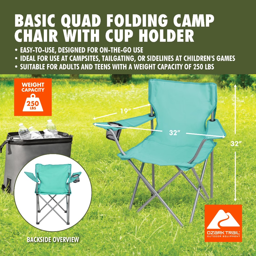 Foldable Quad Camping Chair wi - Outdoor Camping Loveseat ulasan dan harga