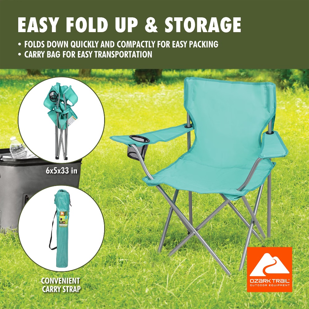 Foldable Quad Camping Chair wi - Outdoor Camping Loveseat ulasan dan harga