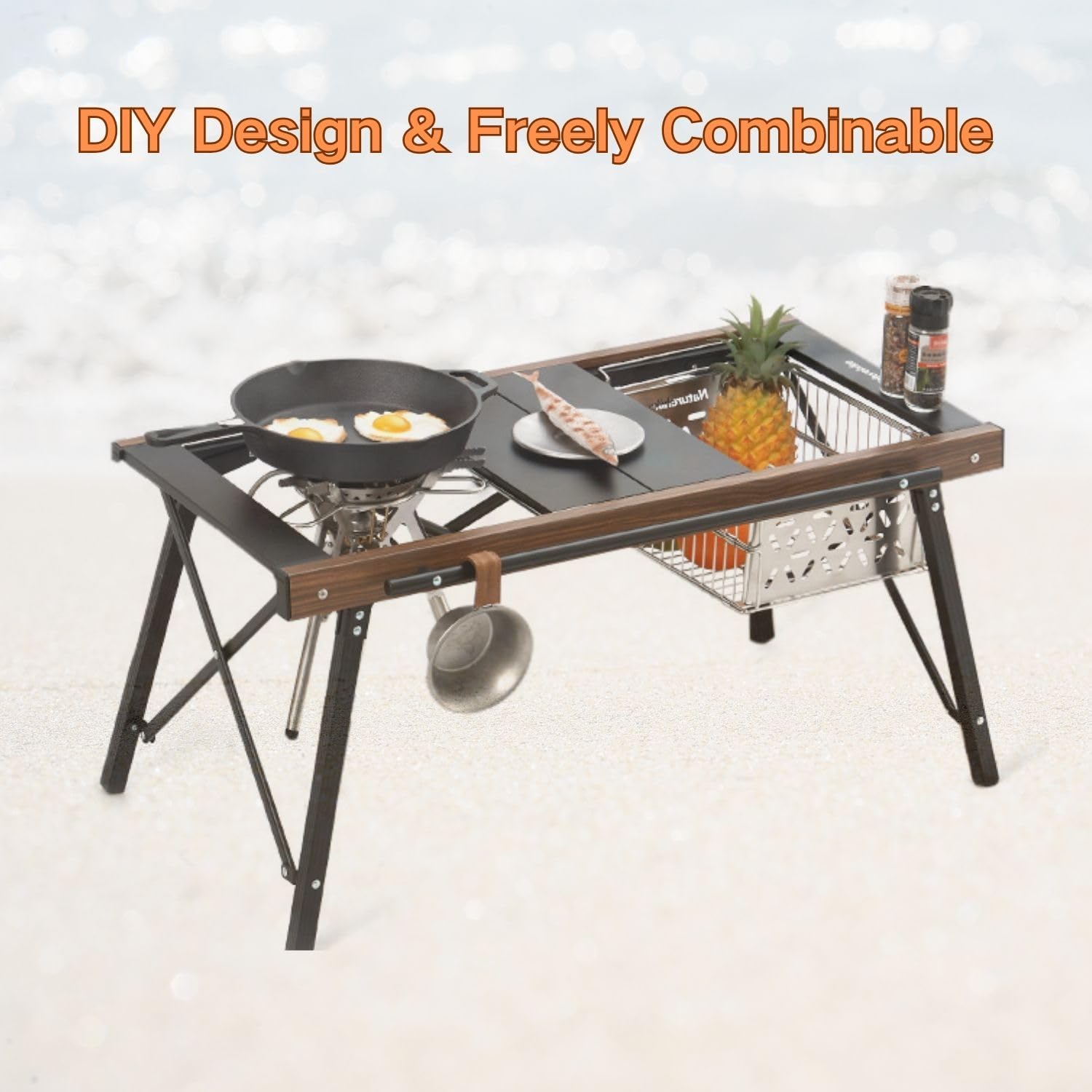 Foldable Igt Camping Table Por - Outdoor Camping Kitchen Setup ulasan dan harga