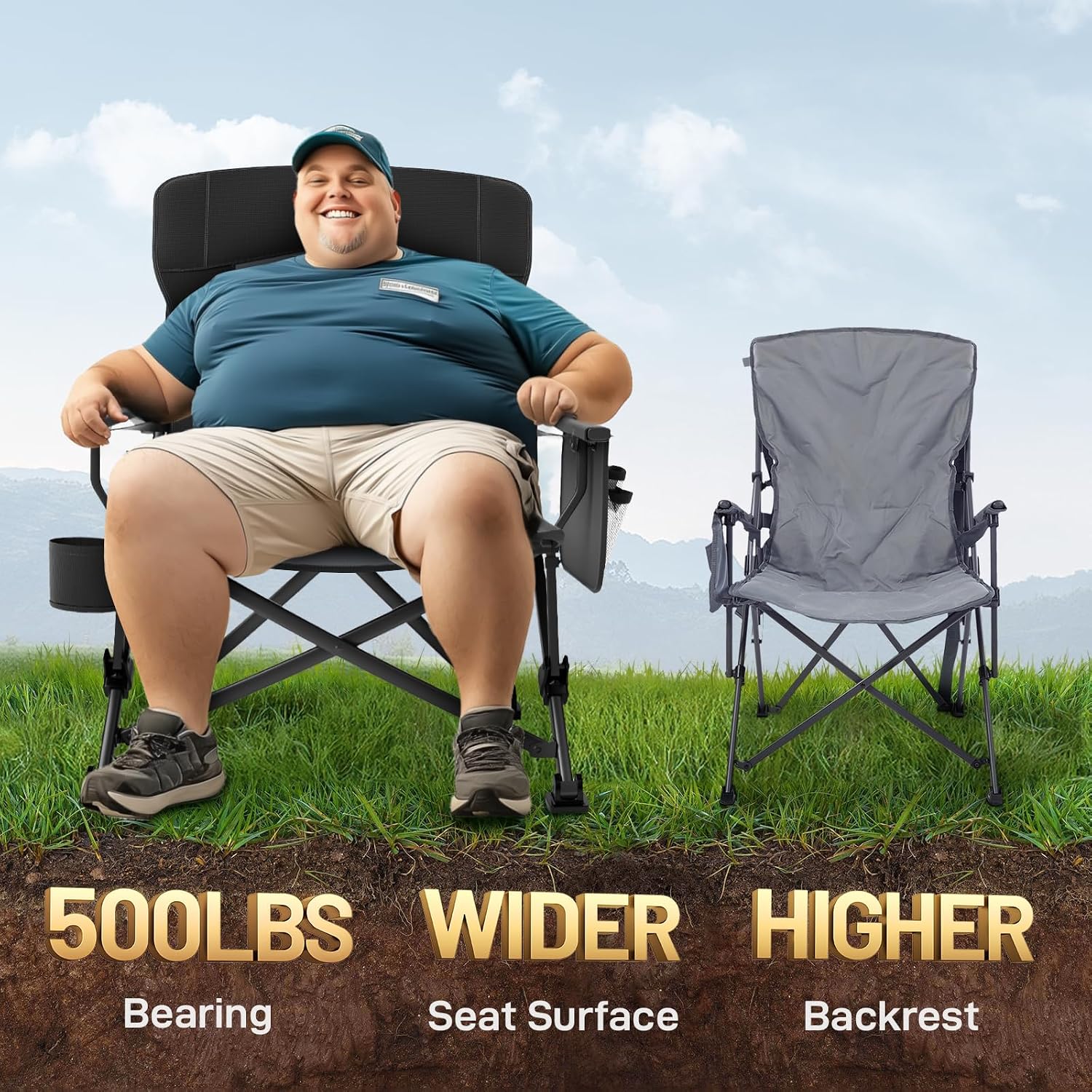 Heavy Duty Oversized Quad Fold - Camping Quad ulasan dan harga