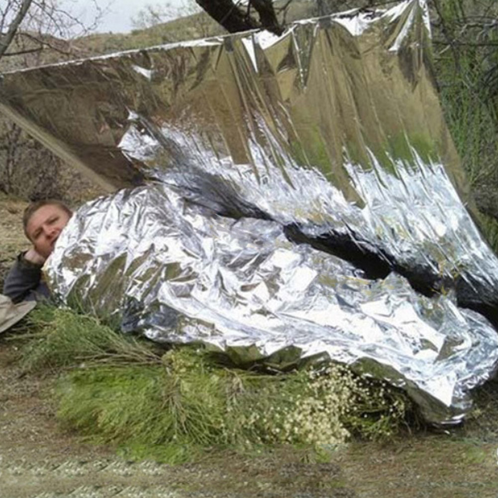 1-10PCS Emergency Thermal Blan - Outdoor Camping Mat Waterproof ulasan dan harga