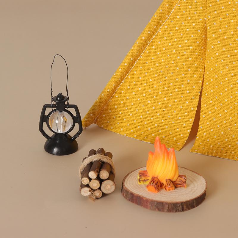 1:12 Scale Camping Tent Model  - Outdoor Camping Set ulasan dan harga