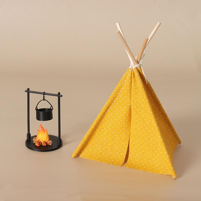 1:12 Scale Camping Tent Model  - Outdoor Camping Set ulasan dan harga