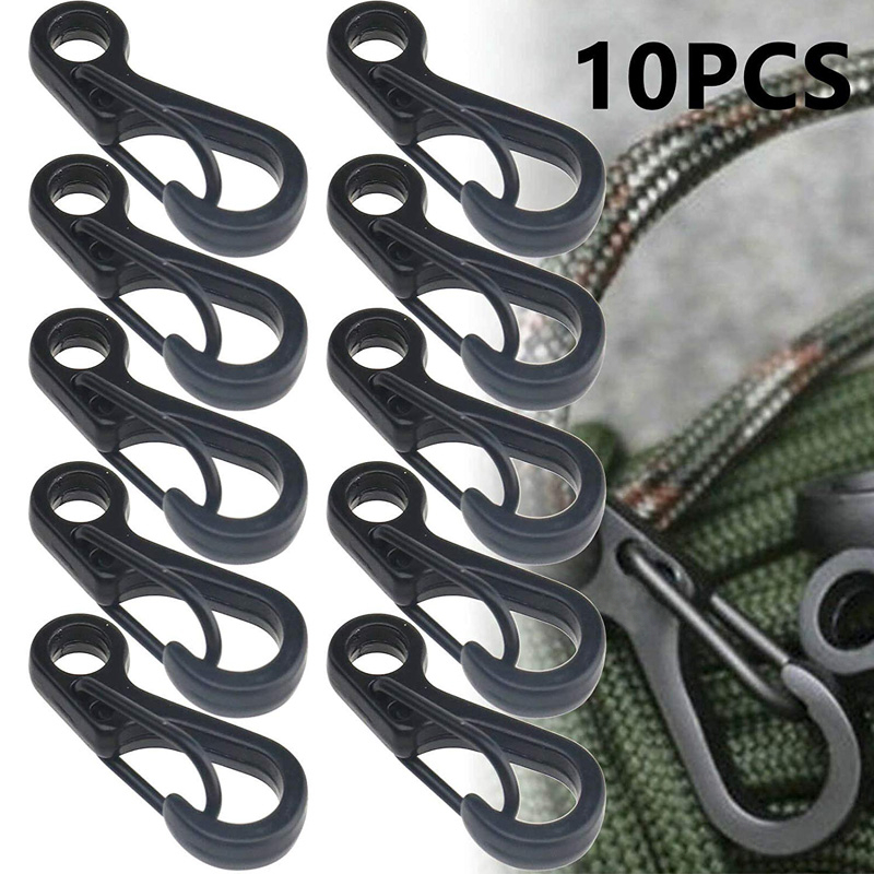 10Pcs/lot Mini Carabiner Parac - Outdoor Camping Essential Gear ulasan dan harga