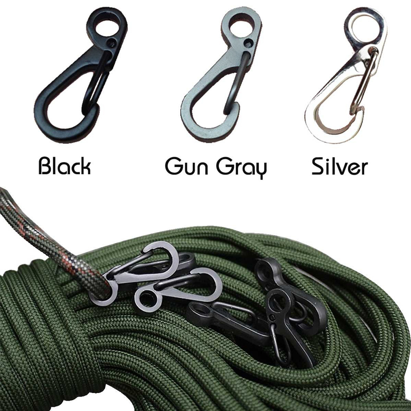 10Pcs/lot Mini Carabiner Parac - Outdoor Camping Essential Gear ulasan dan harga