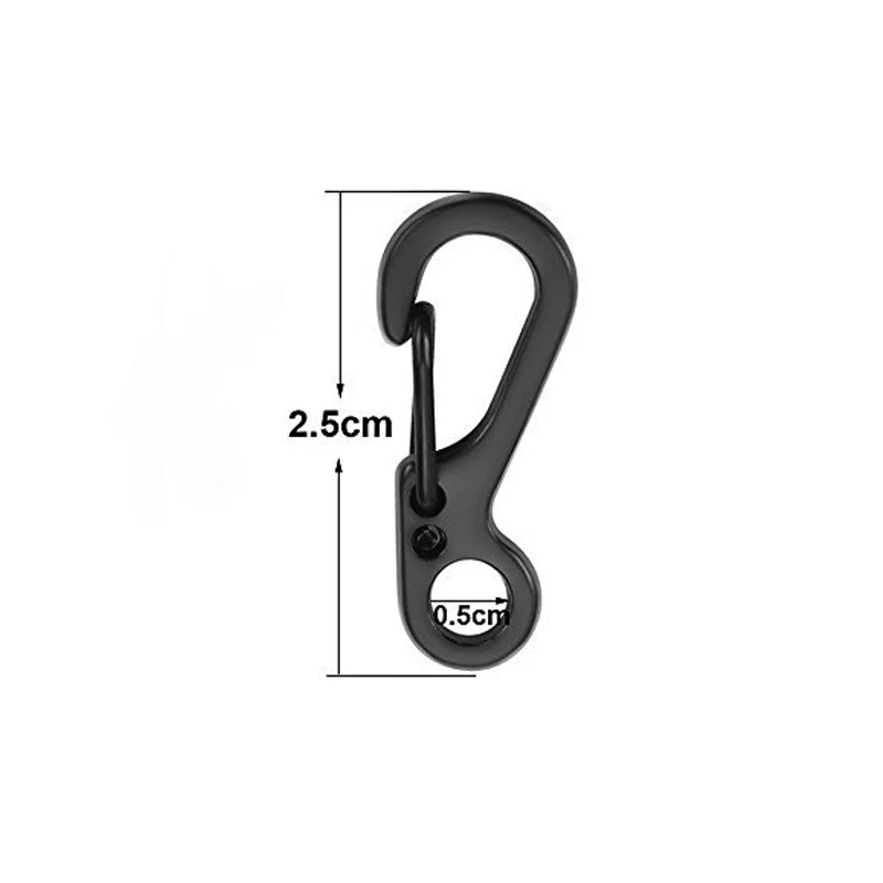 10Pcs/lot Mini Carabiner Parac - Outdoor Camping Essential Gear ulasan dan harga