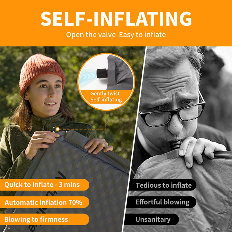 Naturehike D01 Self-inflating  - Outdoor Camping Inflatable Tent ulasan dan harga