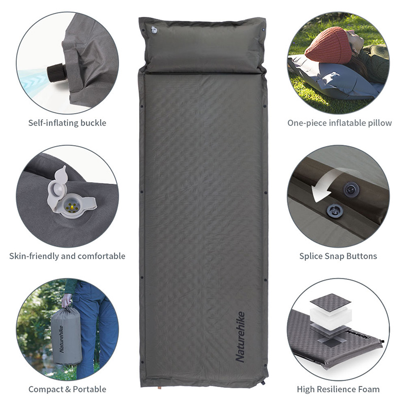 Naturehike D01 Self-inflating  - Outdoor Camping Inflatable Tent ulasan dan harga