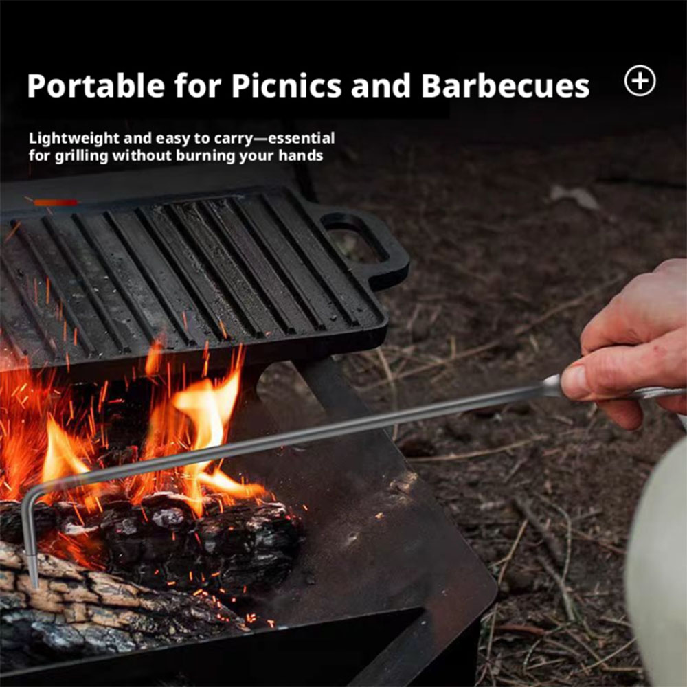Coal Hook Fireplace Tool Poker - Outdoor Camping Fireplace ulasan dan harga