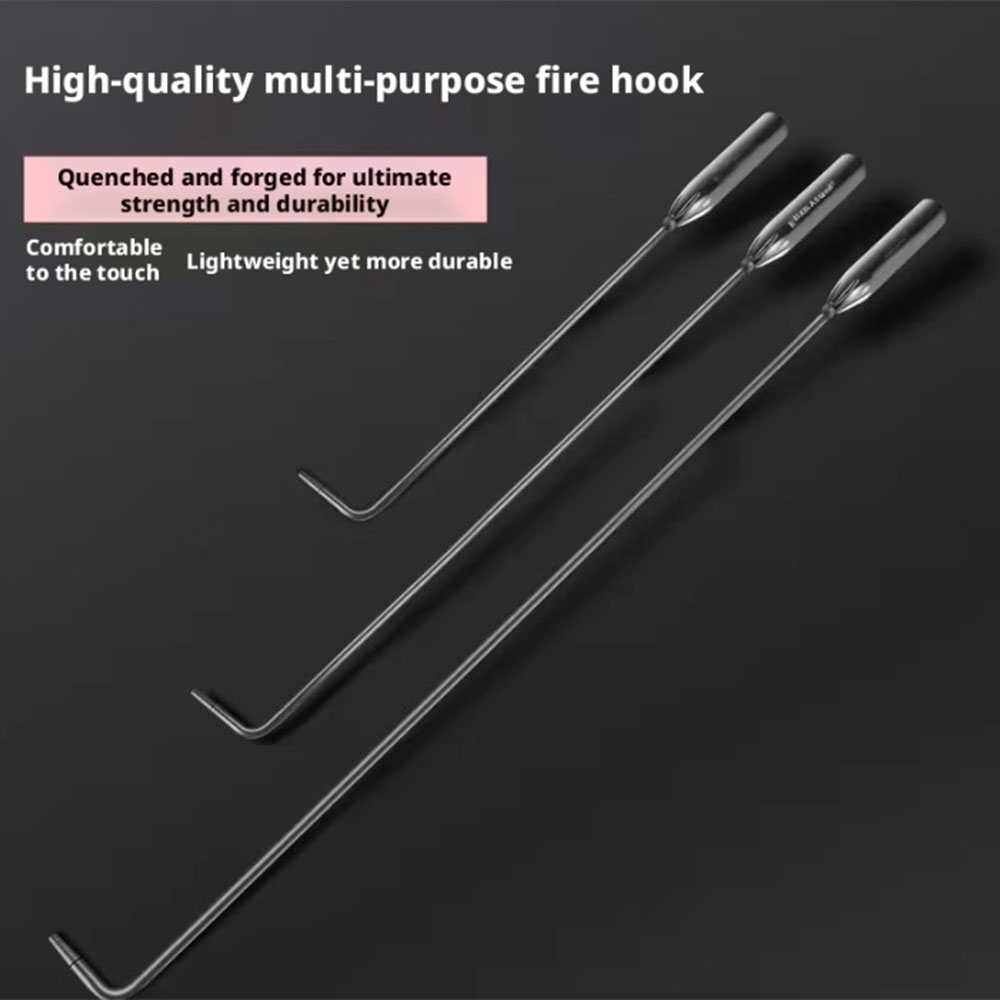 Coal Hook Fireplace Tool Poker - Outdoor Camping Fireplace ulasan dan harga