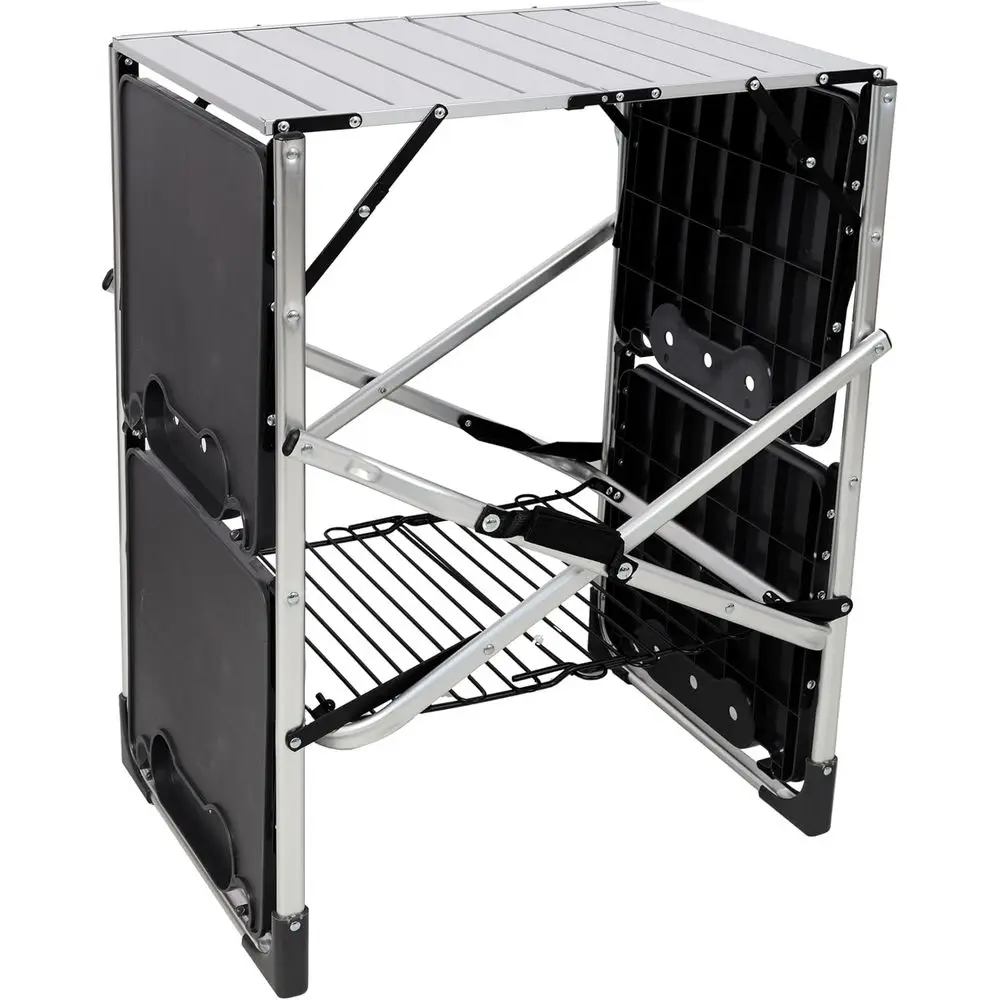Portable Outdoor Kitchen Table - Outdoor Camping Table With Storage ulasan dan harga