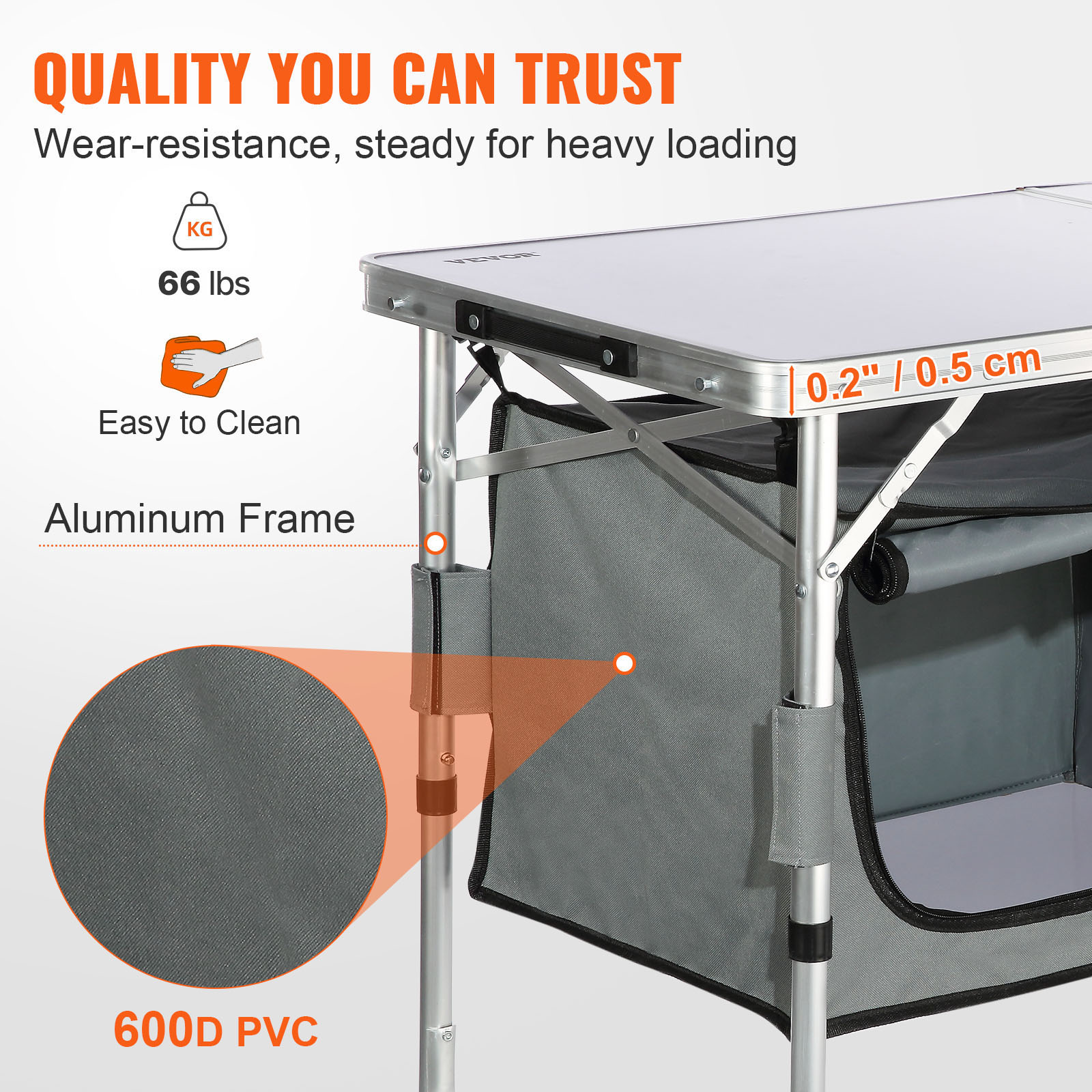 SucceBuy Camping Kitchen Table - Outdoor Camping Kitchen Setup ulasan dan harga