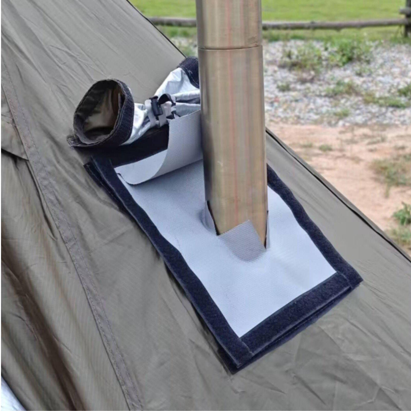 Camping Stove Chimney Guard Fi - Outdoor Camping Fireplace ulasan dan harga
