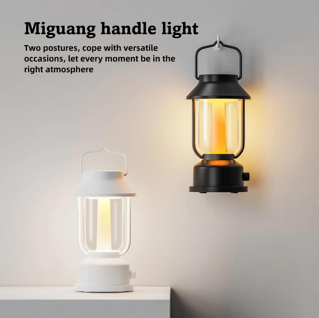 Portable Retro Night Light Blu - Outdoor Camping Adventure Lamp ulasan dan harga