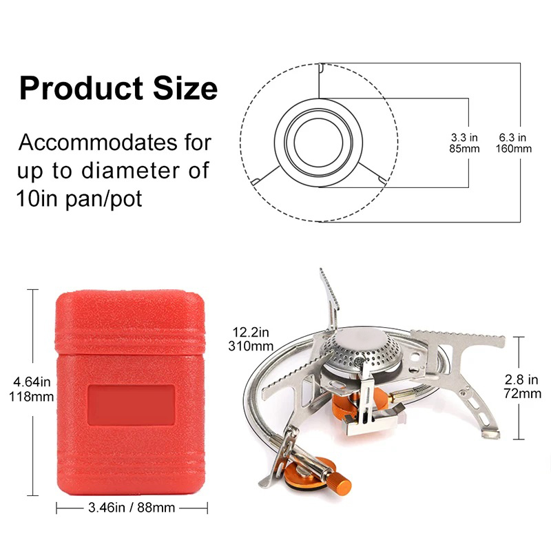 Camping Gas Stove Portable Fol - Outdoor Camping Heater For Tent ulasan dan harga