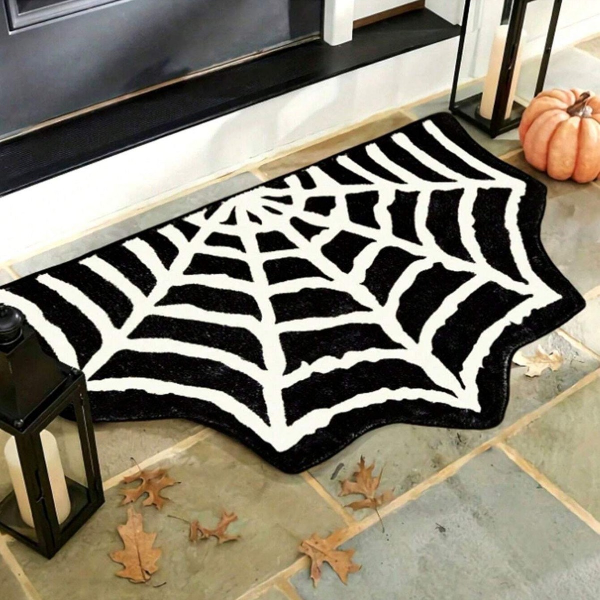 Black Halloween Bat Rug Non Sl - Outdoor Camping Kitchen Setup ulasan dan harga