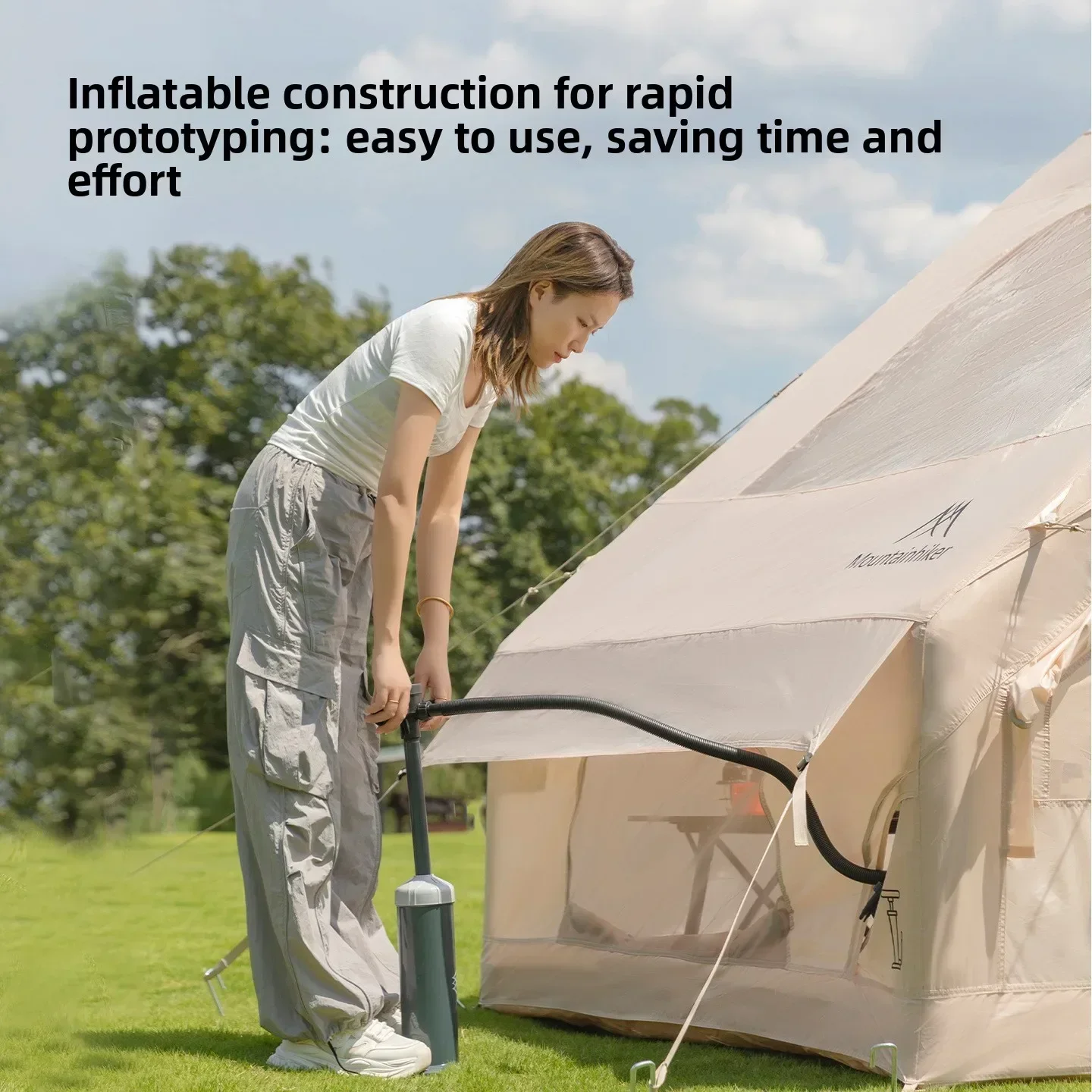 MOUNTAINHIKER Extra Large Infl - Outdoor Camping Inflatable Tent ulasan dan harga