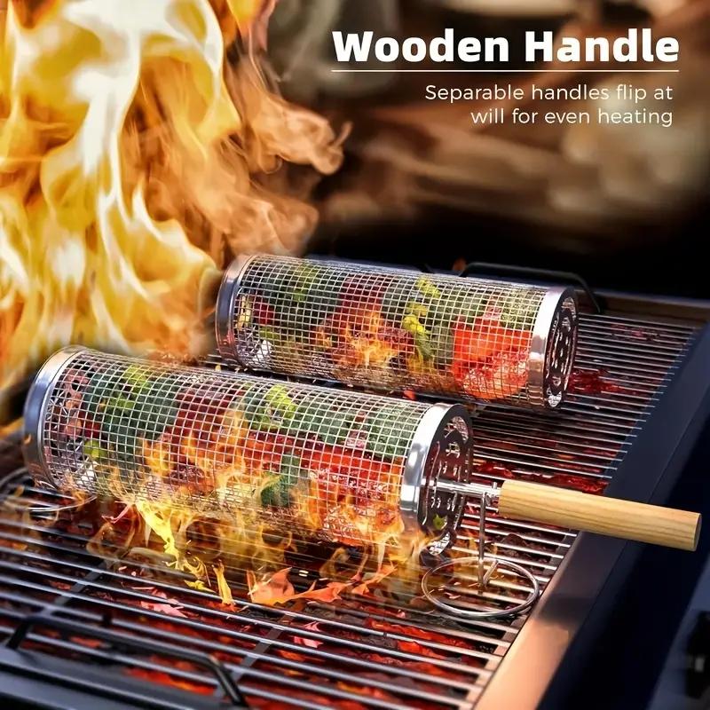 Stainless Steel BBQ Grill Bask - Outdoor Camping Bbq ulasan dan harga