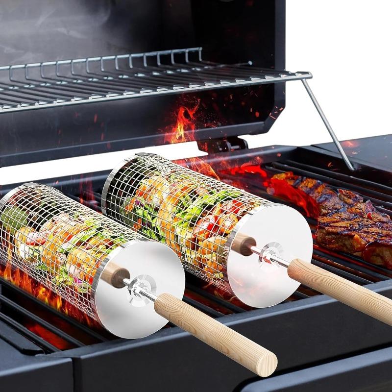 Stainless Steel BBQ Grill Bask - Outdoor Camping Bbq ulasan dan harga