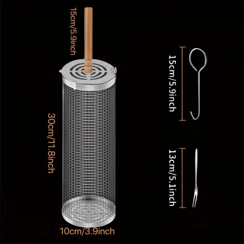 Stainless Steel BBQ Grill Bask - Outdoor Camping Bbq ulasan dan harga