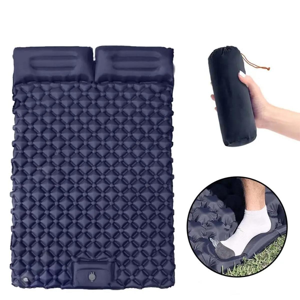 Single & Double Inflatable Air - Outdoor Camping Mattress ulasan dan harga