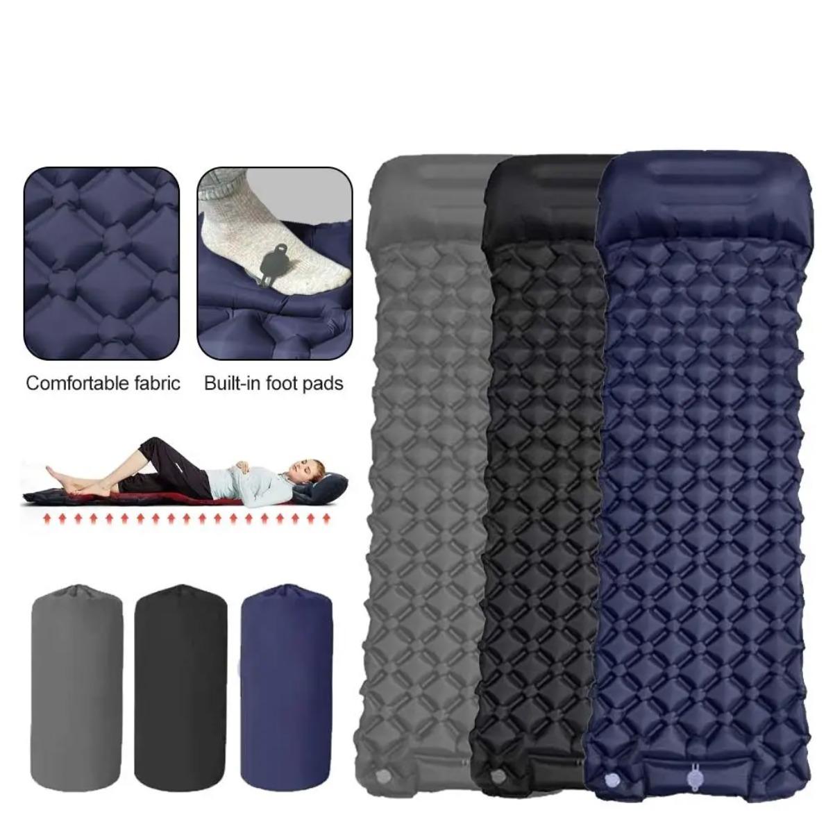 Single & Double Inflatable Air - Outdoor Camping Mattress ulasan dan harga