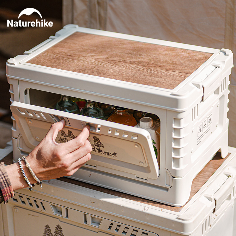 Naturehike Camping Box 60L Lar - Outdoor Camping Table With Storage ulasan dan harga